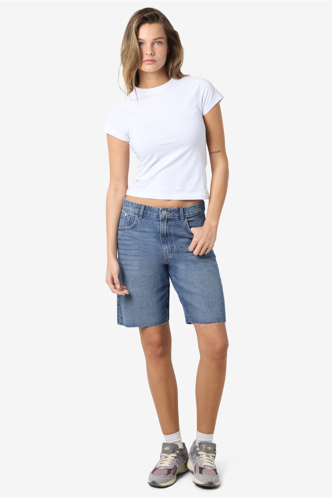 NMHOLLA NW LOOSE SHORTS AZ426MB NOO 27033664 MEDIUM BLUE DENIM